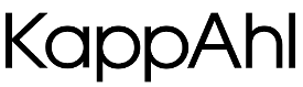 Klesbutikk Kappahl logo svart tekst